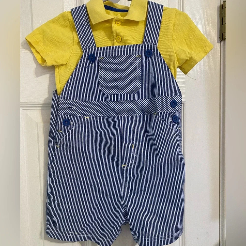 Little Me Shortalls Outfit